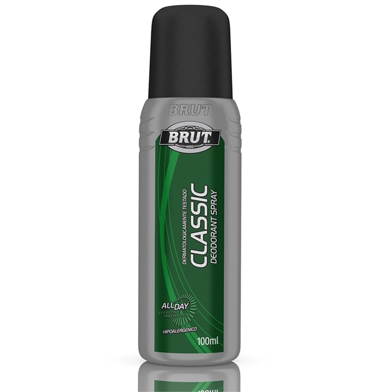 Desodorante Spray Brut 100ml Masculino Classic Unit