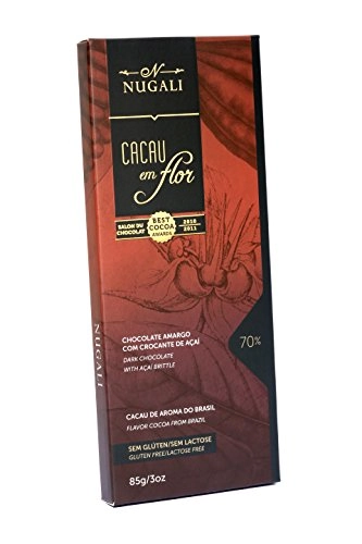 TABLETE DE CACAU EM FLOR 70% COM ACAI -  85g