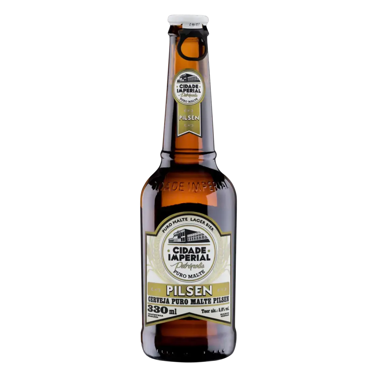 Cerveja Pilsen Puro Malte Cidade Imperial Garrafa 330ml