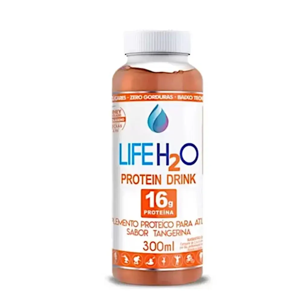 Protein Drink Life H2o Tangerina 300ml