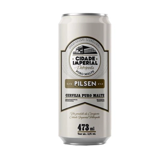 Cerveja Pilsen Puro Malte Cidade Imperial Lata 473ml