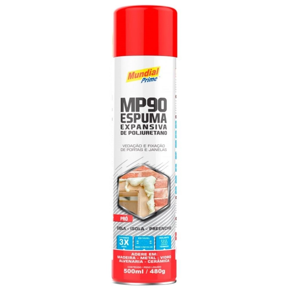Espuma De Poliuretano 500ml / 495g Mundial Prime