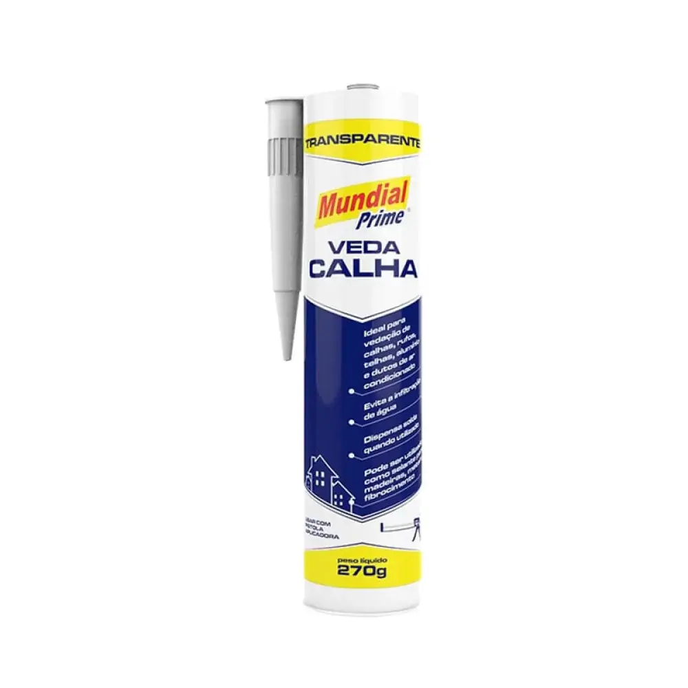 Veda Calha 300ml/270g Transparente Mundial Prime
