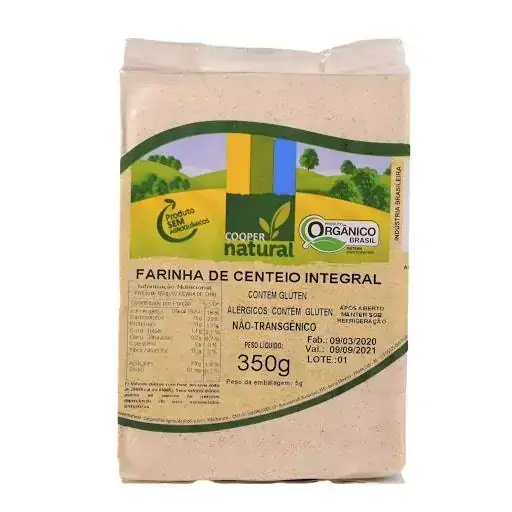 Farinha de Centeio Integral Orgânico Coopernatural 350g