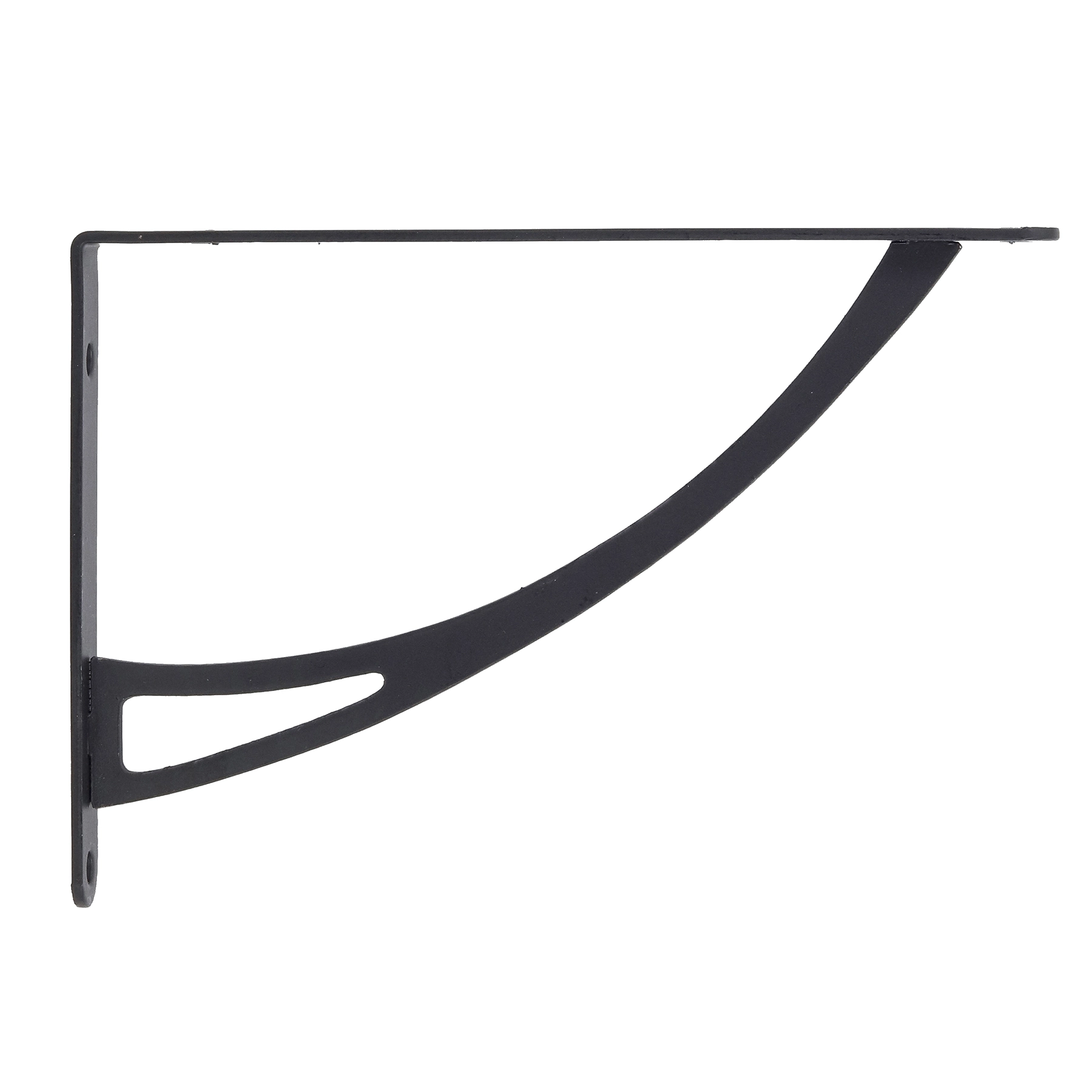 Mão Francesa com Fixação Aço Preto 18x13x2cm Luna DS Artefatos