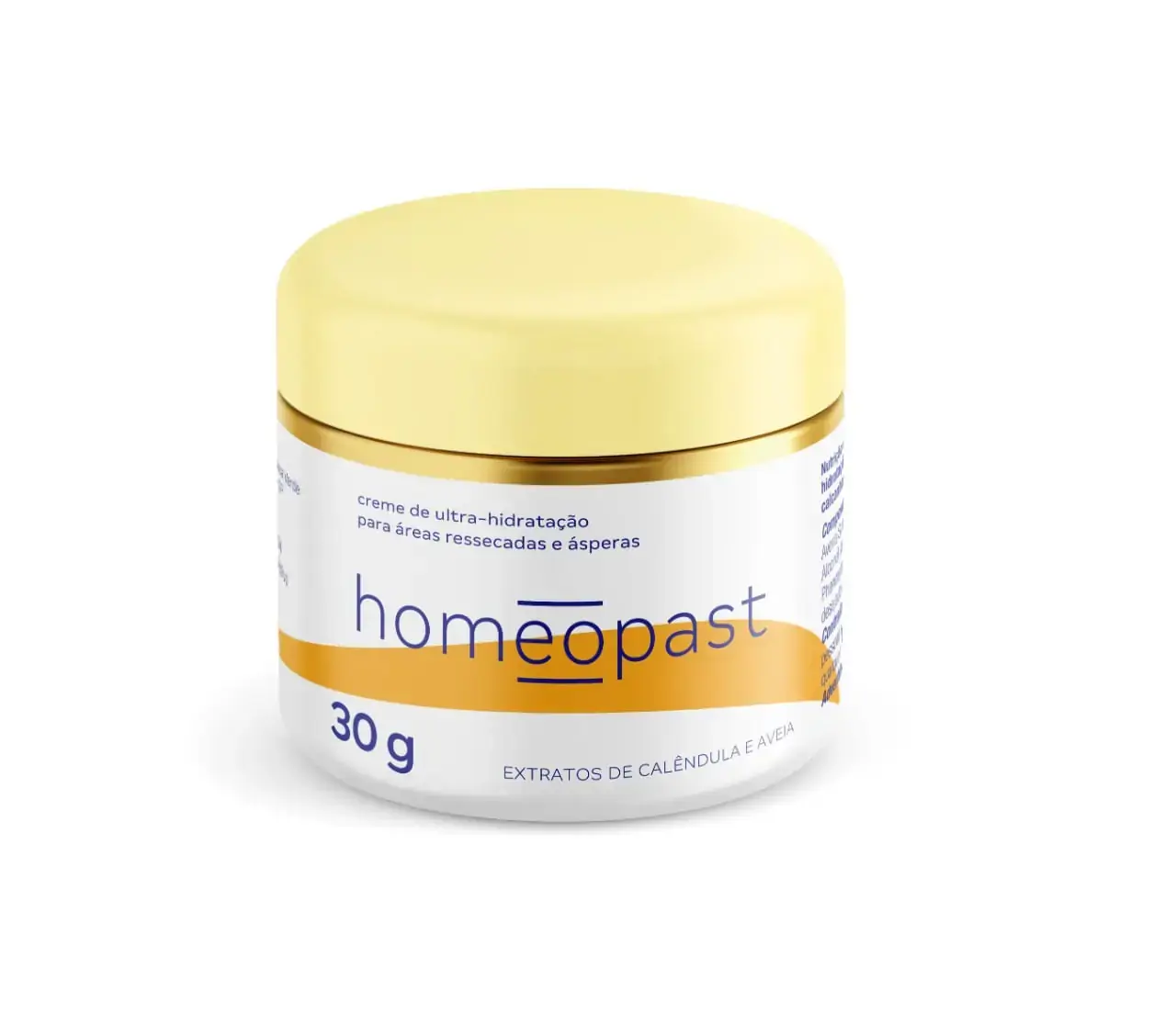 Creme Hidratante Para Pele Ressacada Homeopast - 30 g