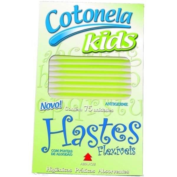 Cotonela Kids Caixa 75 Unidades Unidades