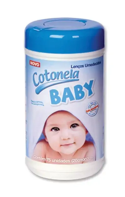 Lenco Umed Cotonela Rosa C/75 Refil