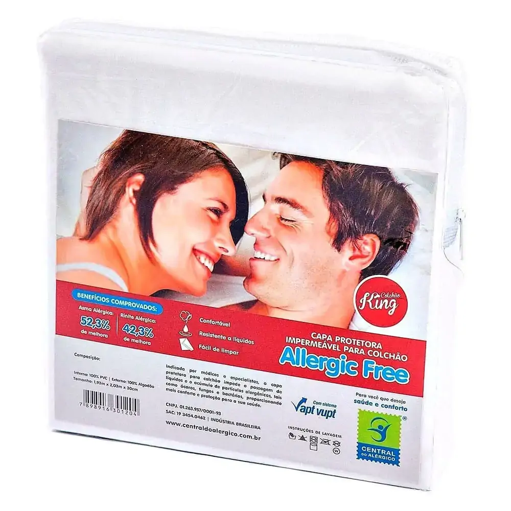 Capa Anti-Ac Allerg King Elastico