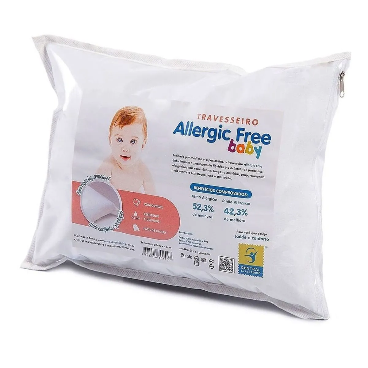 Travesseiro Free Baby - Allergic Free