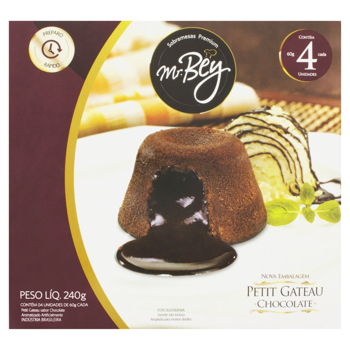 Petit Gateau Cx 4unid