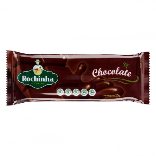 Picolé Chocolate Rochinha Pacote 55g