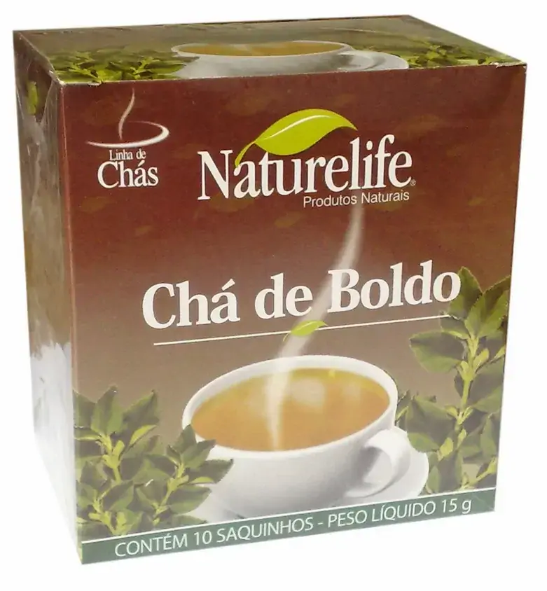 Chá De Boldo Naturelife C/ 10 Sachês De Cada