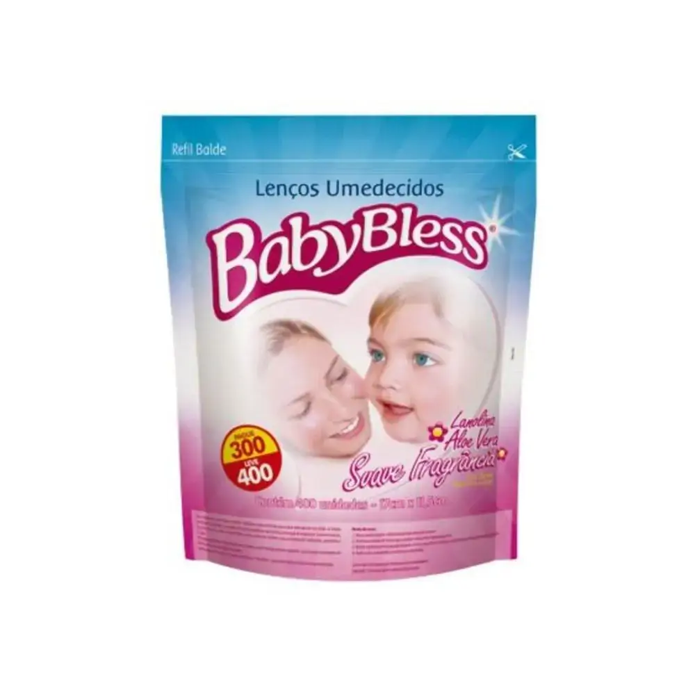 Bless Lencos Umedecidos Refil 400u