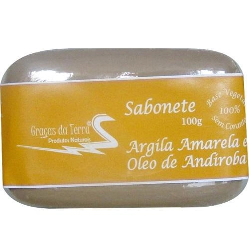 Sabonete De Argila Amarela E óleo De Andiroba