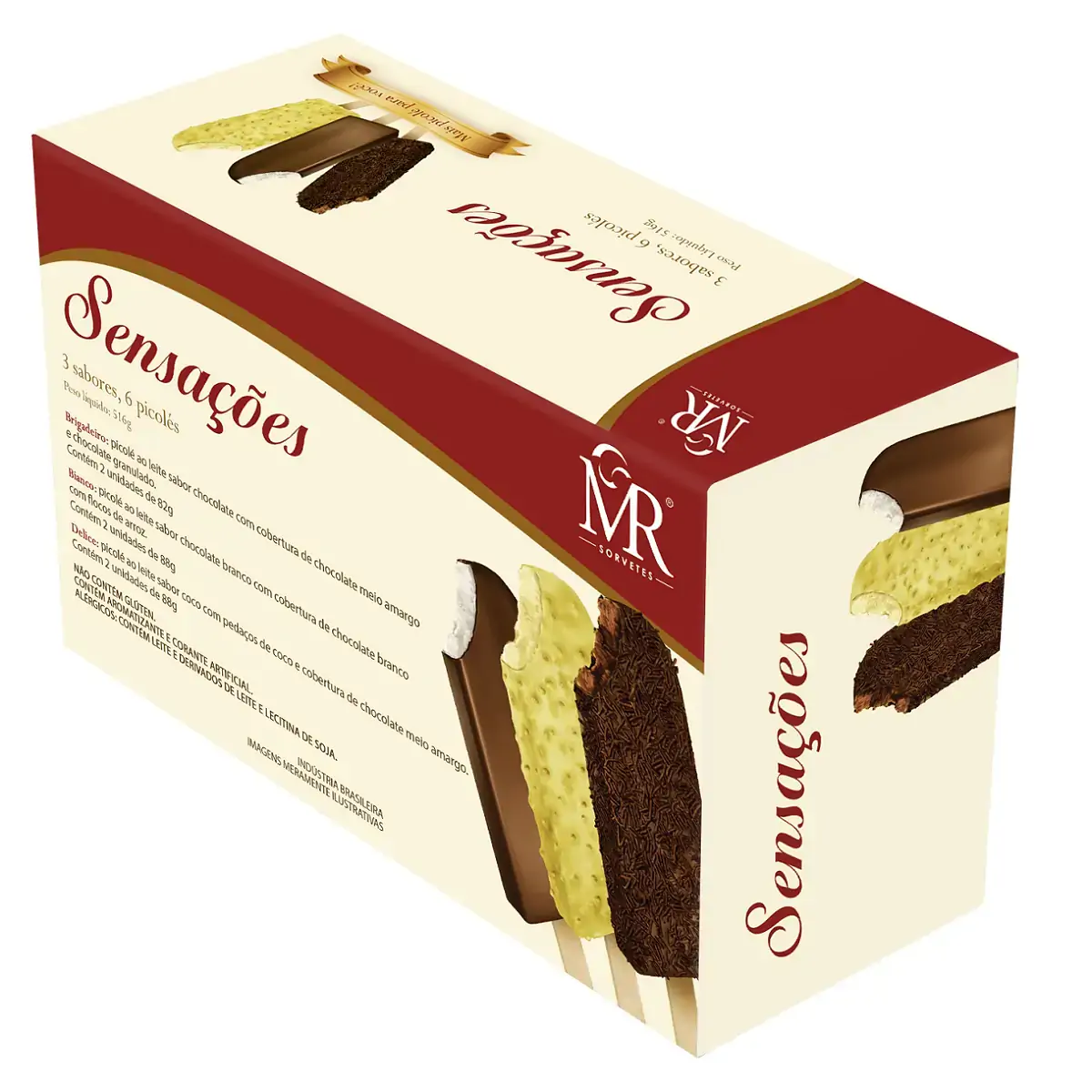 Picole Mr Pack 360g C6 Tri Sensacao