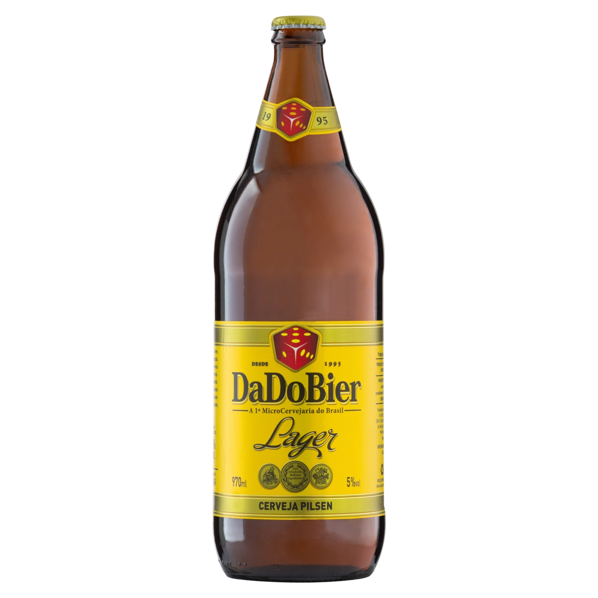 Cerveja Lager Dado Bier Garrafa 970ml