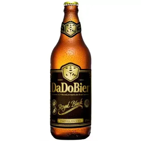 Cerveja German Schwarzbier Puro Malte Royal Black Dado Bier Garrafa 600ml
