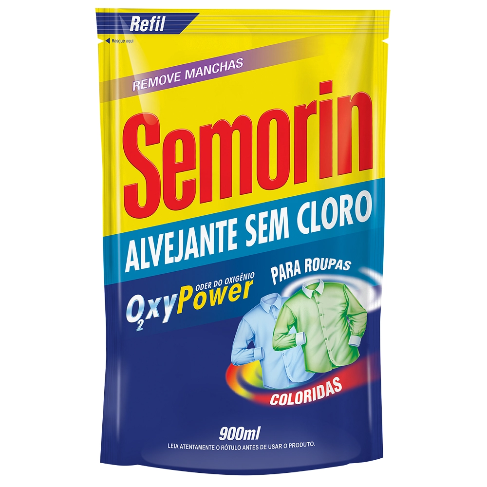 Alvejante Sem Cloro Semorin 900ml