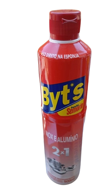 Limpa Inox E Alumínio Byts Squeeze 500ml