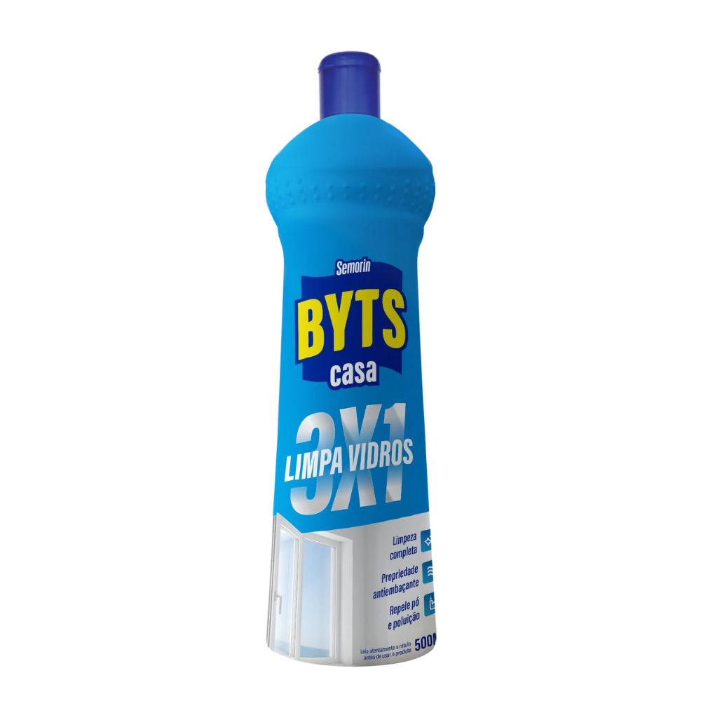 Limpa Vidros Byts 500ml 3 Em 1