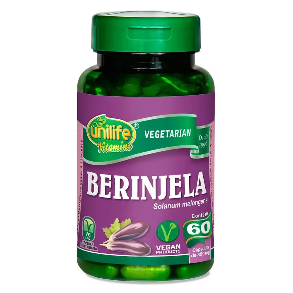 BERINJELA 350MG C/60 CAPS UNILIFE