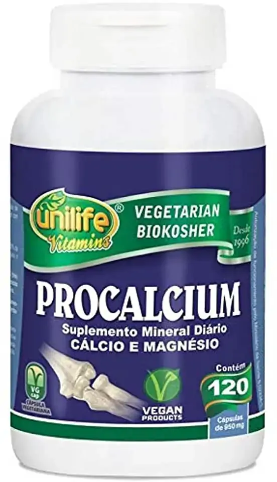 Procalcium 120 Cápsulas 950mg Unilife