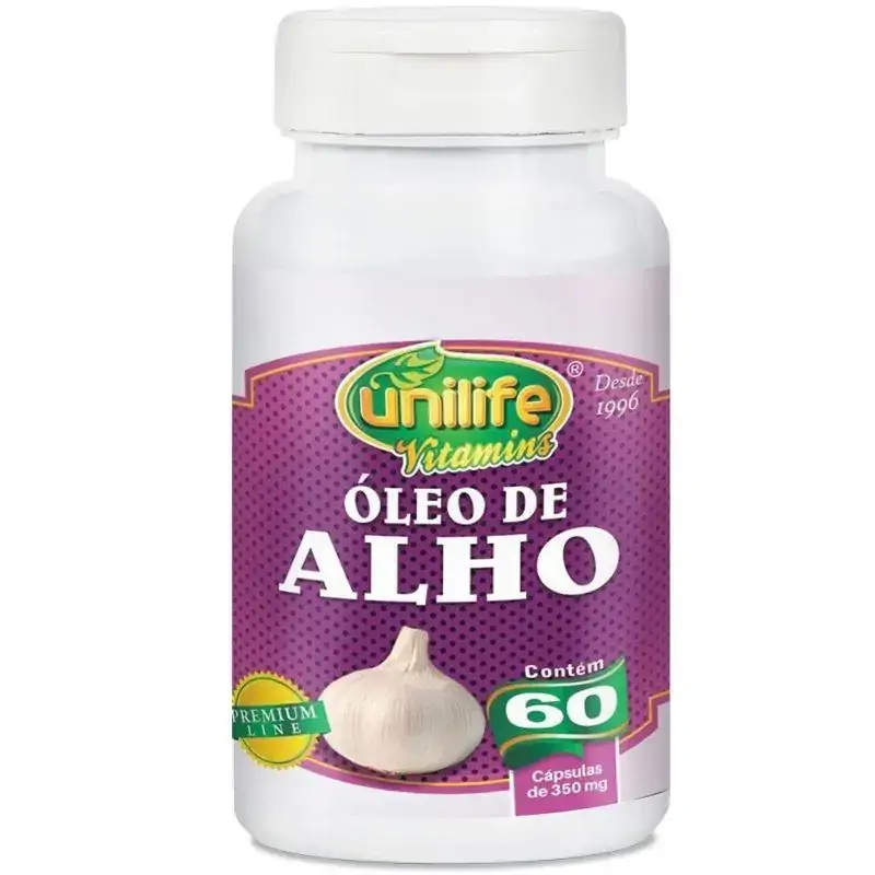 OLEO DE ALHO 350MG C/60 CAPS UNILIFE