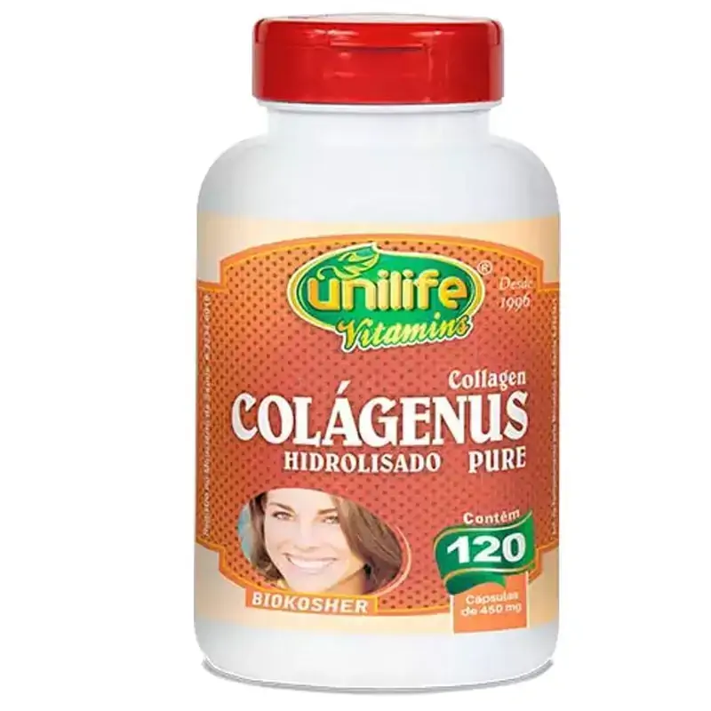 Colágeno Hidrolisado Colágenus 120 cápsulas Unilife