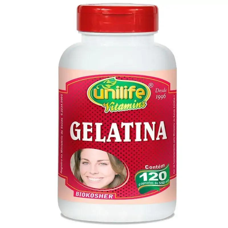 Gelatina 120 cápsulas Unilife