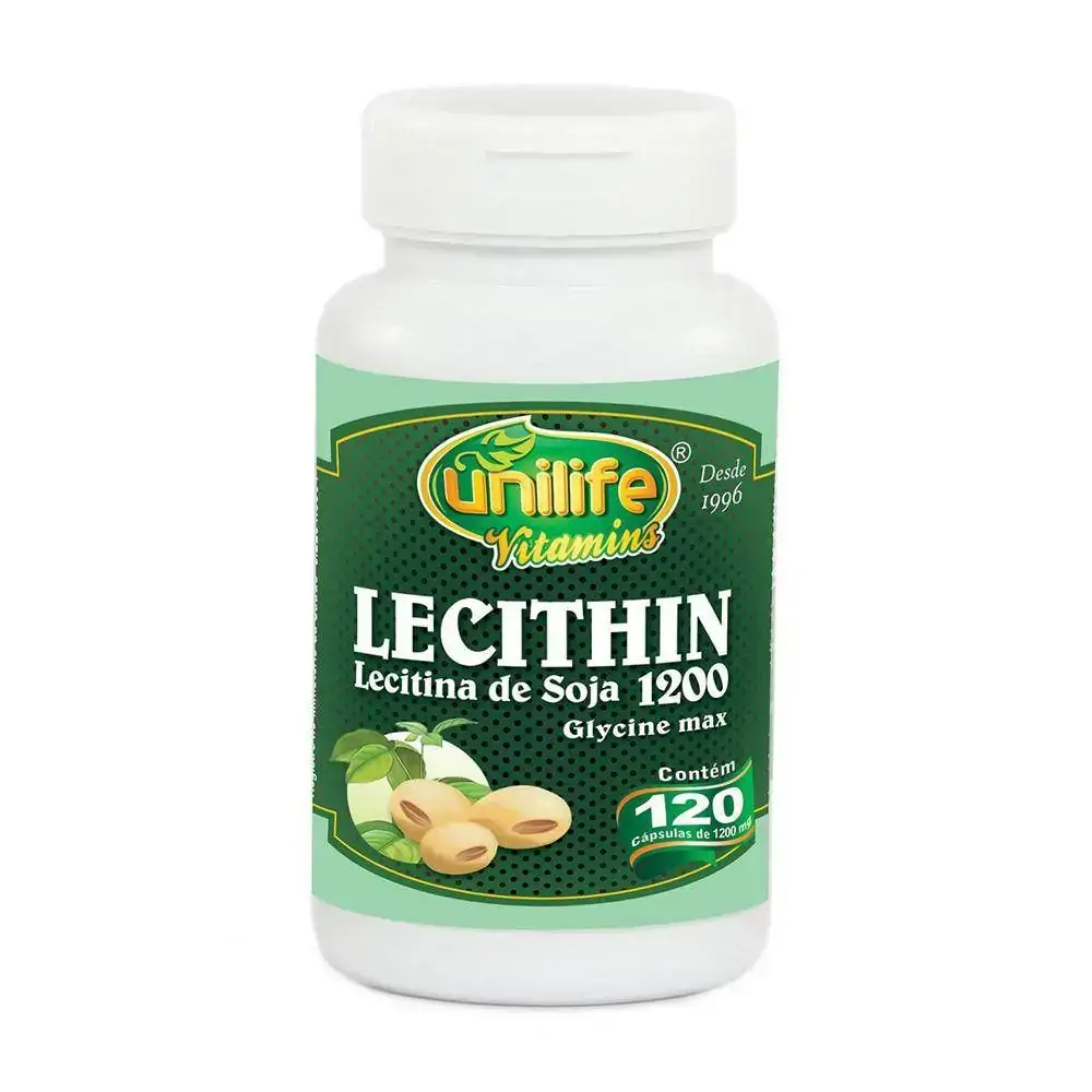 Lecitina De Soja 1200mg C/120 Caps Unilifer