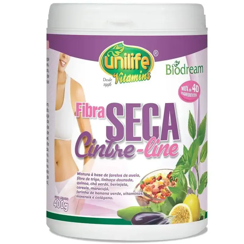 Fibra Seca Cinture Line Mix 41 Ingredientes 400g Unilife