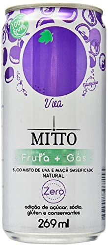 Suco Mitto C/gas 269ml Uva Lt