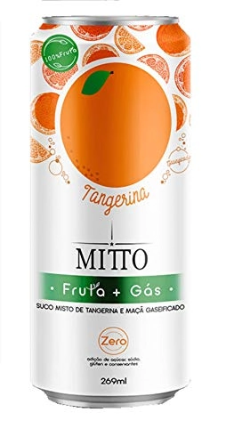 Suco Mitto C/gas 269ml Tangerina Lt