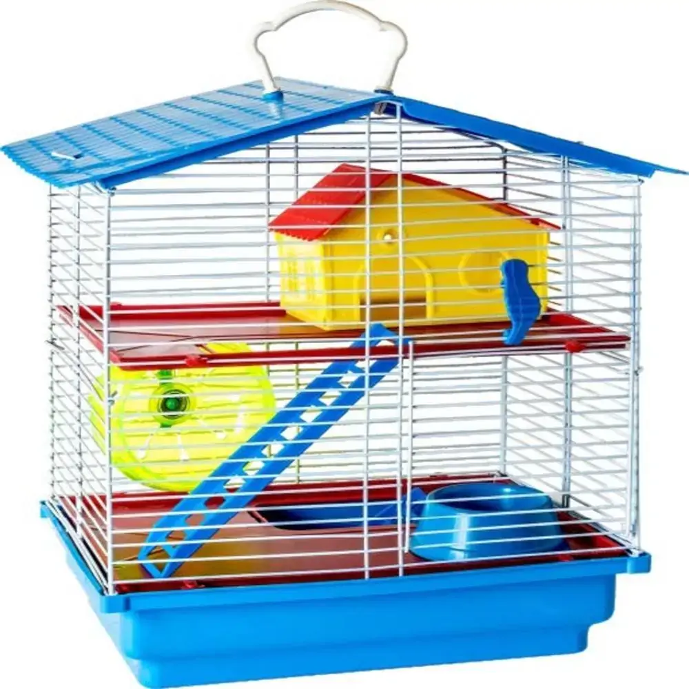 Gaiola Hamster 2 Andares Plastico