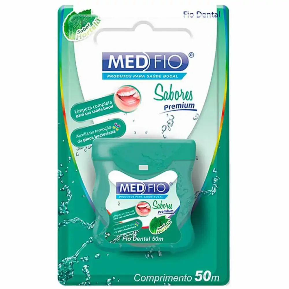 Fio Dental Medfio Menta Verde L