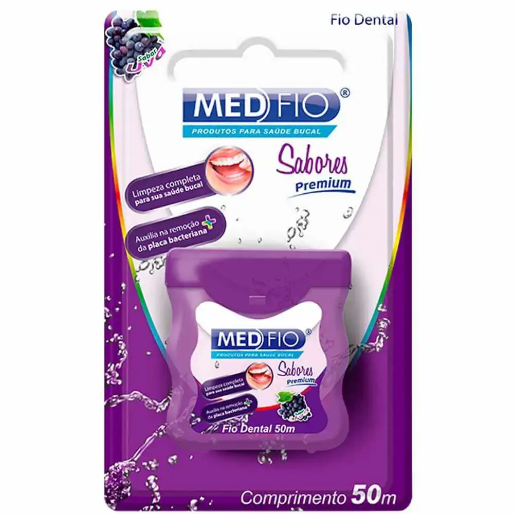 Fio Dental Poliamida - Medfio - Uva (Cód. 26.6993)