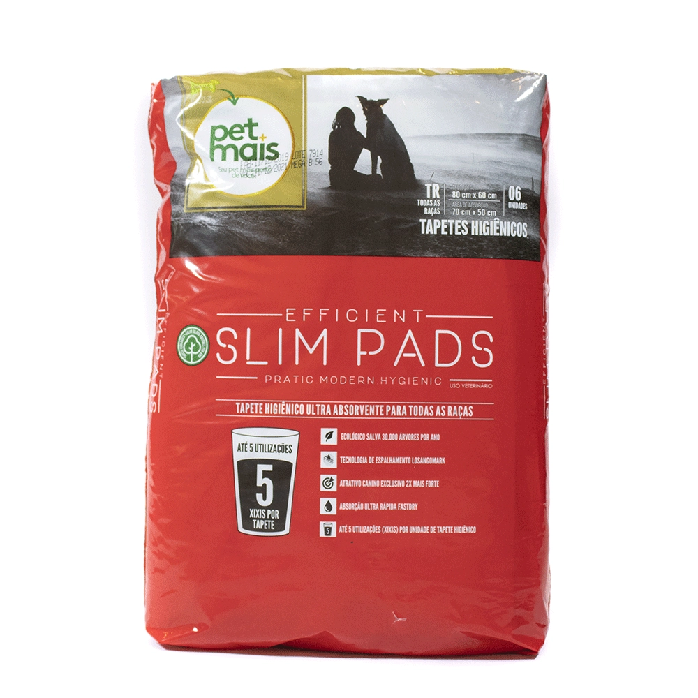 Tapete Higiênico Slim Pads Petmais 30 unidades