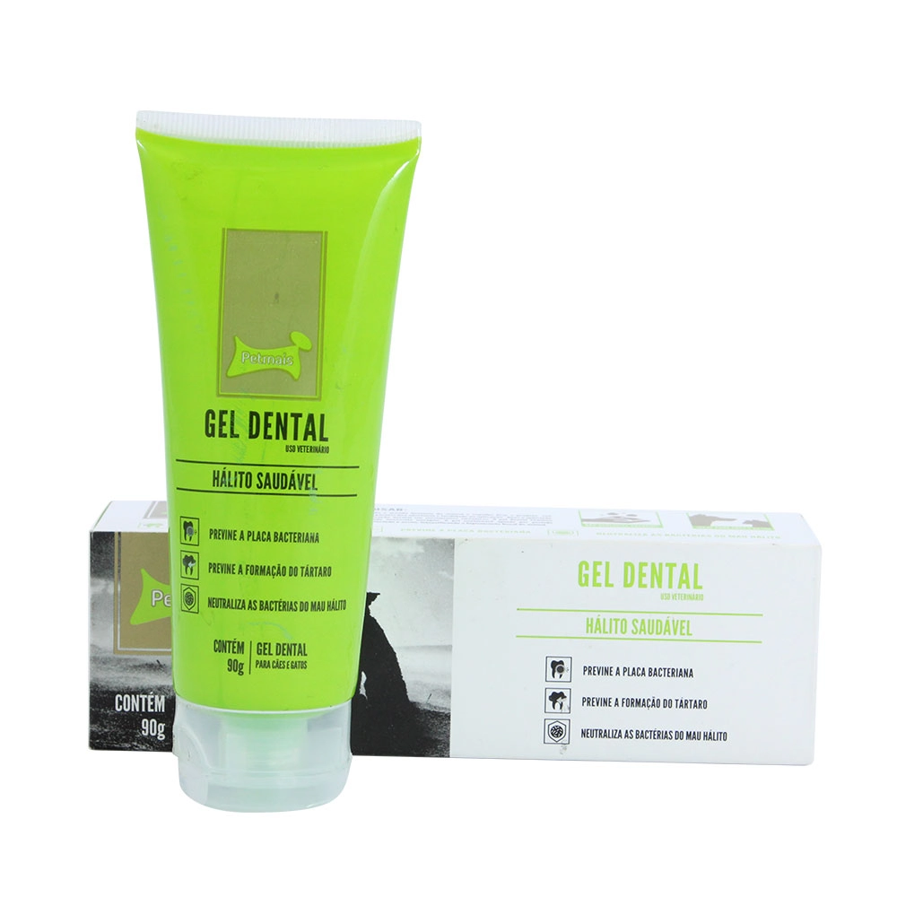Gel Dental Petmais Hálito Saudável 90g