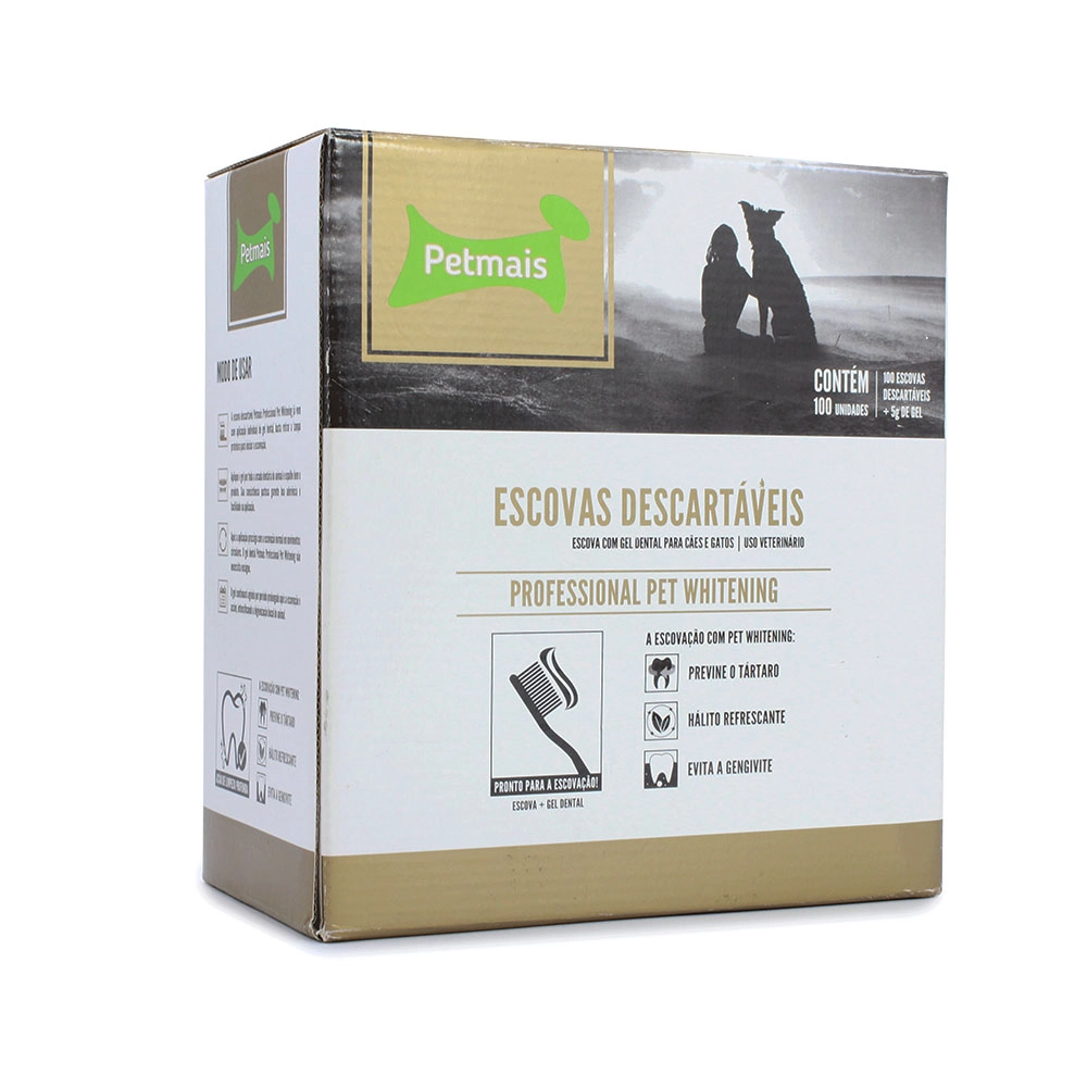 Petmais Escova Descartavel Gel 5g