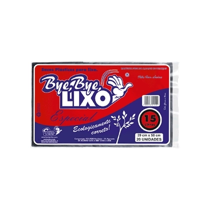 Saco Para Lixo Bye Bye Especial 20unidade X