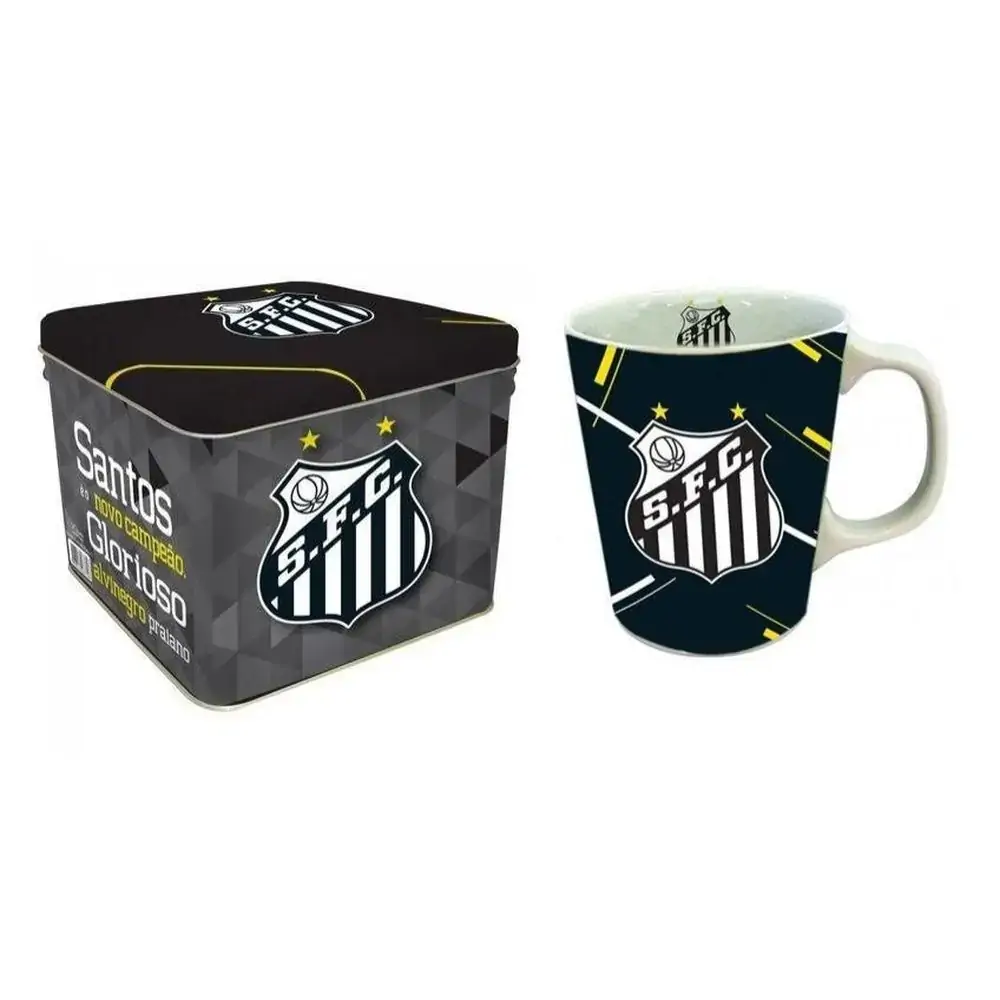 Caneca Porc Santos Emb Presente