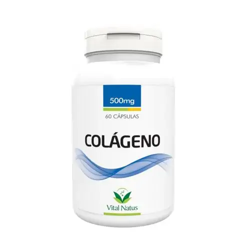 Colágeno 60 Cápsulas 500mg Vital Natus