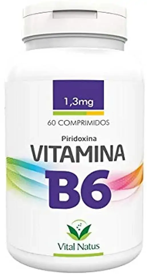 Vitamina B6 Piridoxina 60 Comprimidos 1,3mg Vital Natus