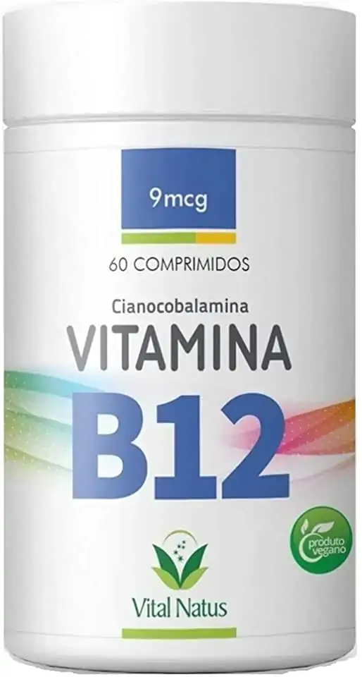 Vitamina B12 60caps. 2,4mcg Vital Natus Fitoterápicos
