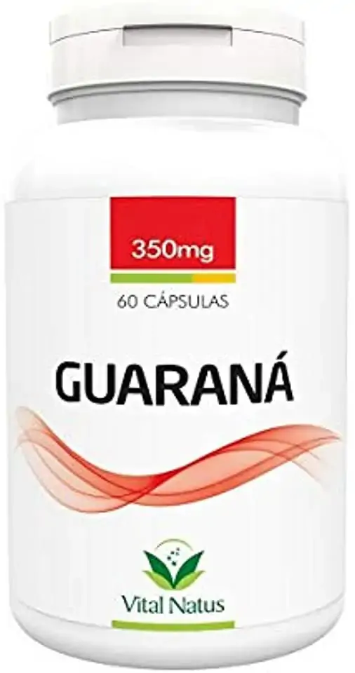 Guaraná 60 Cápsulas 350mg Vital Natus
