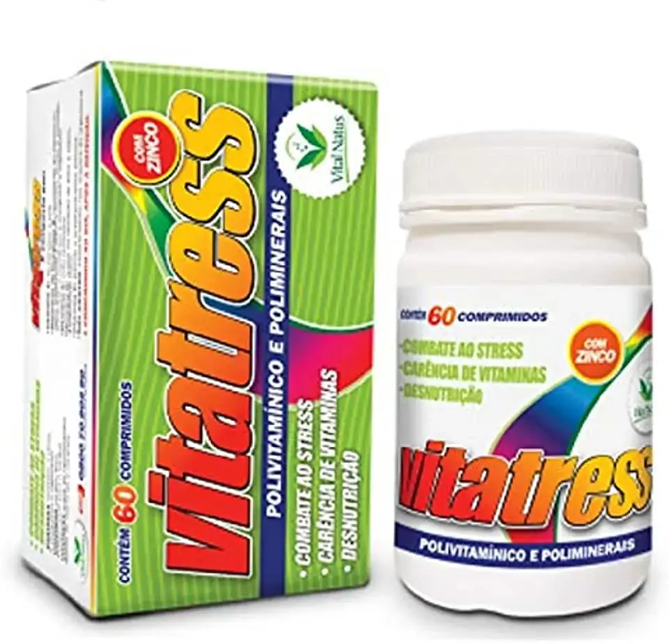 Vitatress Polivitamínicos E Poliminerais 60 Comprimidos