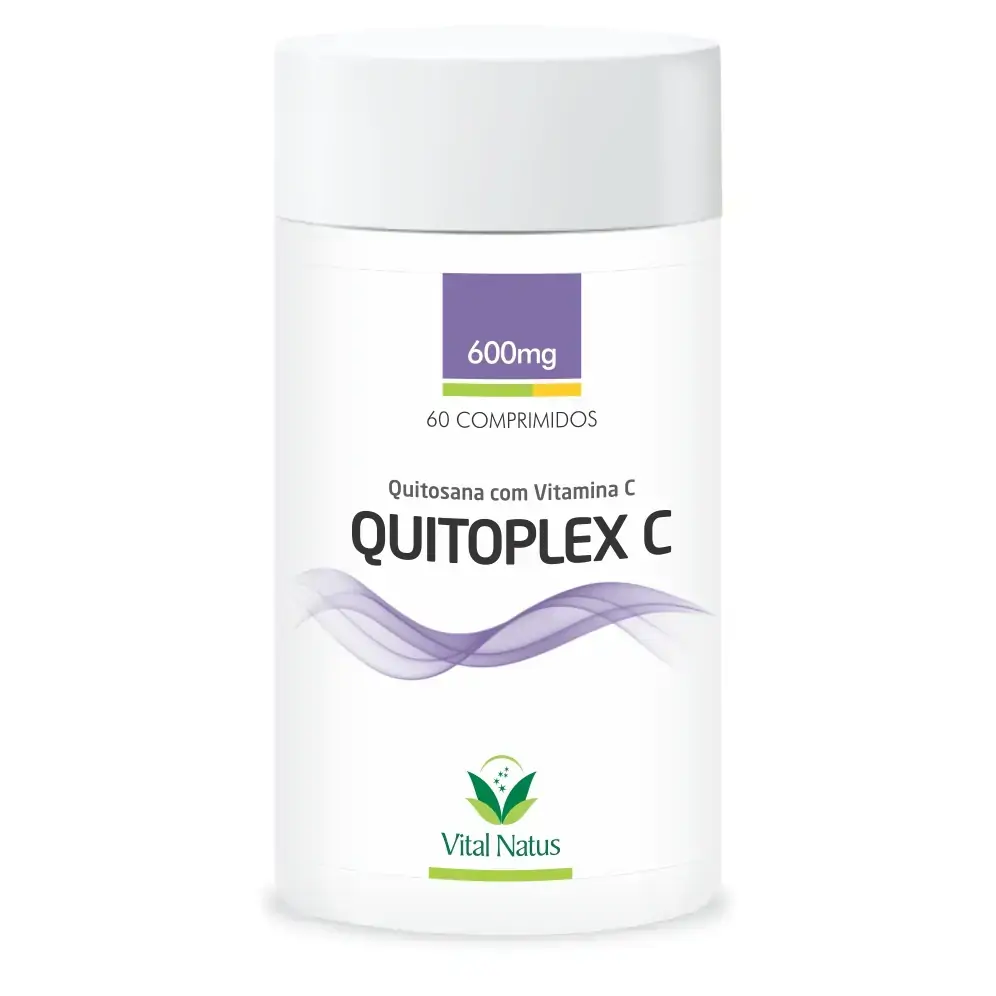 Quitoplex C Quitosanavitamina C 60 Comprimidos De 600mg Vital Natus