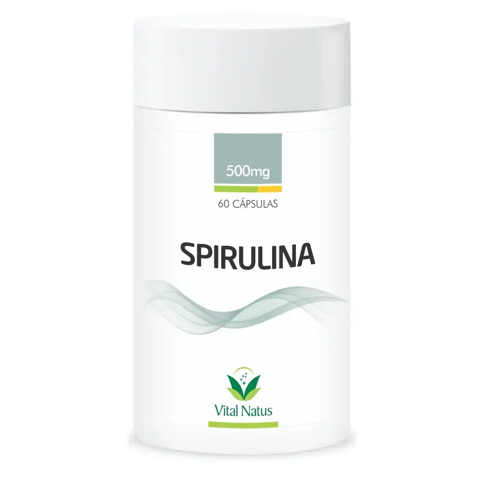 SPIRULINA 500mg 60 capsulas VITAL NATUS