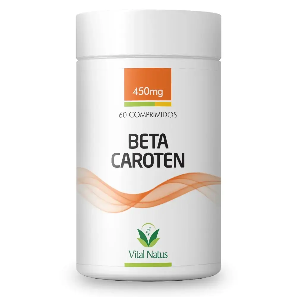 BETA CAROTEN 450mg PT C/ 60 CPR VITAL NATUS